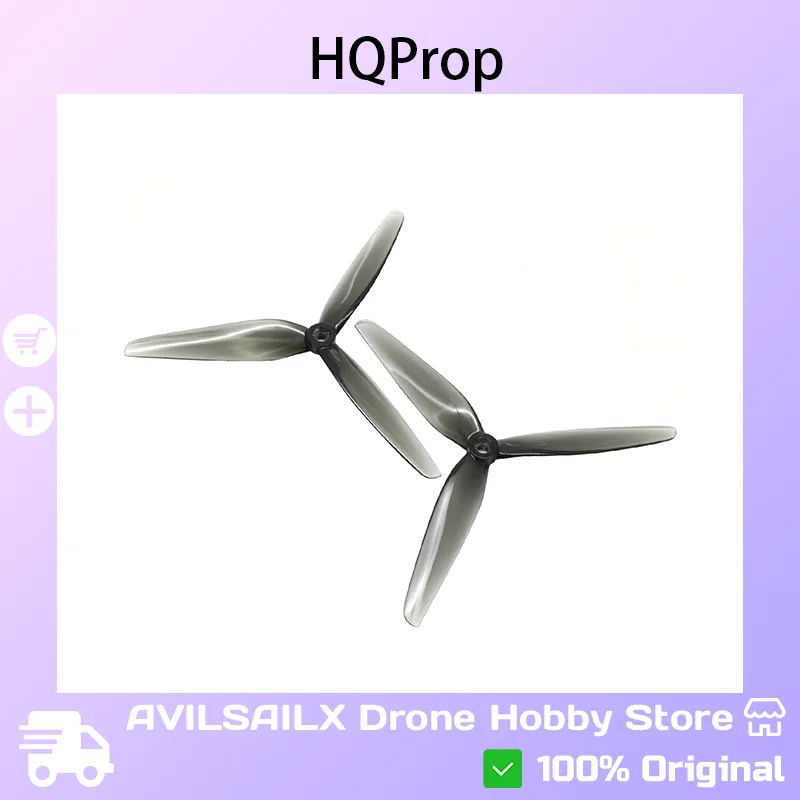 مراوح HQProp 7035 (7x3.5x3) ذات 3 شفرات - 7 بوصة مخصصة لطائرات السباق بدون طيار FPV