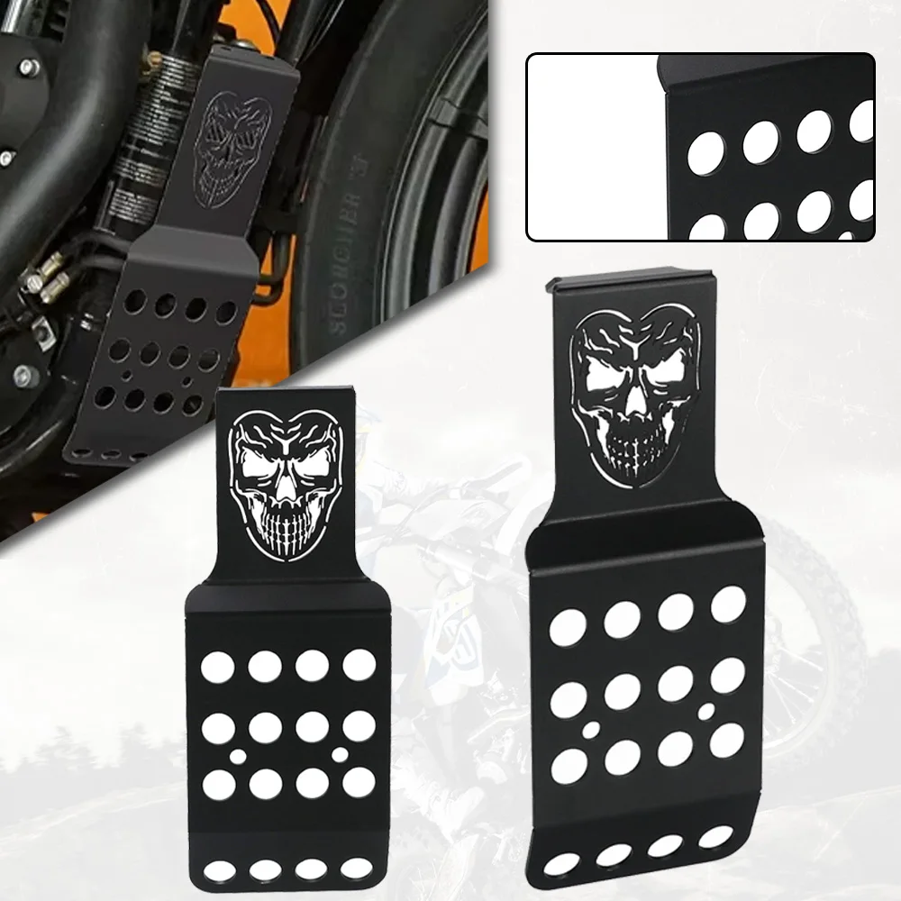 

Motorcycle Front Engine Guard Protector Lower Chin Fairing Spoiler Cover For Sportster Iron XL 883 1200 48 72 XL883 XL1200