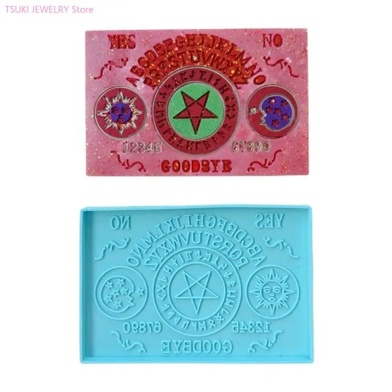 62KE Game Plate Mold Silicone Mold Epoxy Resin Jewelry Mold Resin Casting Mold Suitable for Diy Resin Crafts