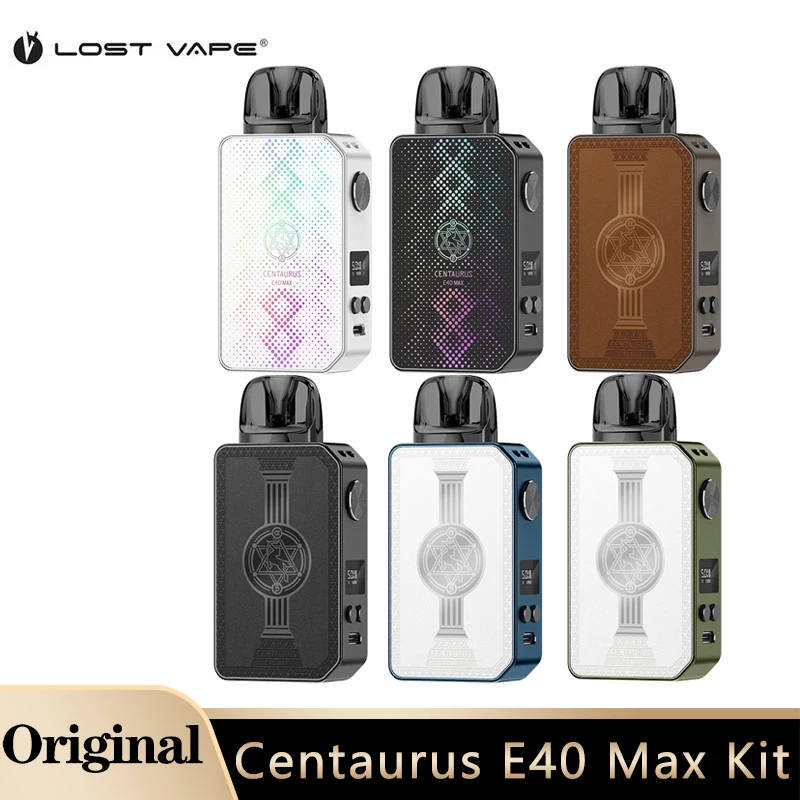 E40บุหรี่ไฟฟ้าตัวเรือนแบบดั้งเดิมบุหรี่ไฟฟ้าความจุ40วัตต์1400มิลลิแอมป์ต่อชั่วโมง3มล. อีพลัสตลับ0.3Ohm/0.6ohm