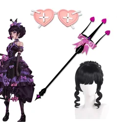 Game Identity V Blood Queen Mary Cosplay Walking Stick Props Weapons for Anime Halloween Christmas Party Wig Glasses Accessories