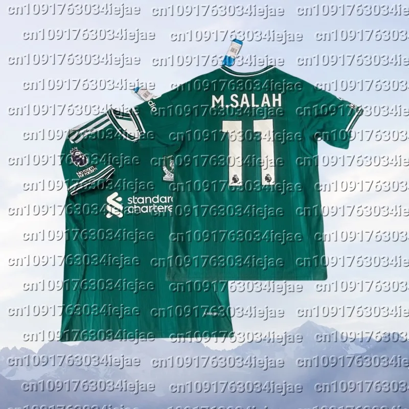

2025 Liverpool Second Away Fan Edition Football Suit No. 11 3D Printed Breathable Comfortable Outdoor Sports Short Sleeve