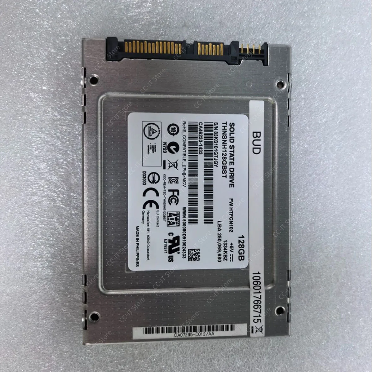 128GB Solid State Drive SSD THNSNH128GBST CA07295-D012 CA46233-1433 DX440S2 Storage Array Solid State Drive