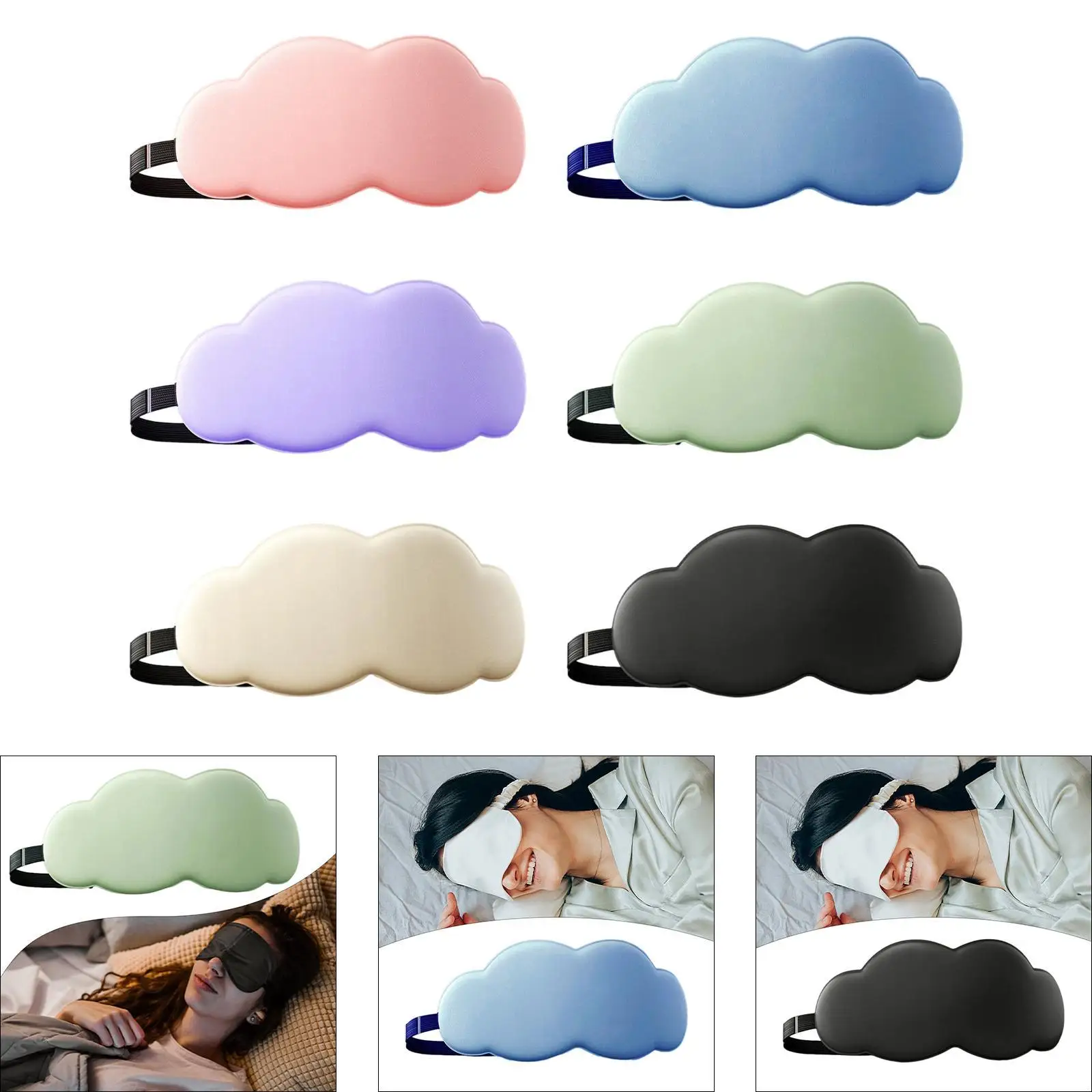 

Ice Silk Eye Mask Night Blindfold Eye Cover Gift Nap Sleep Mask