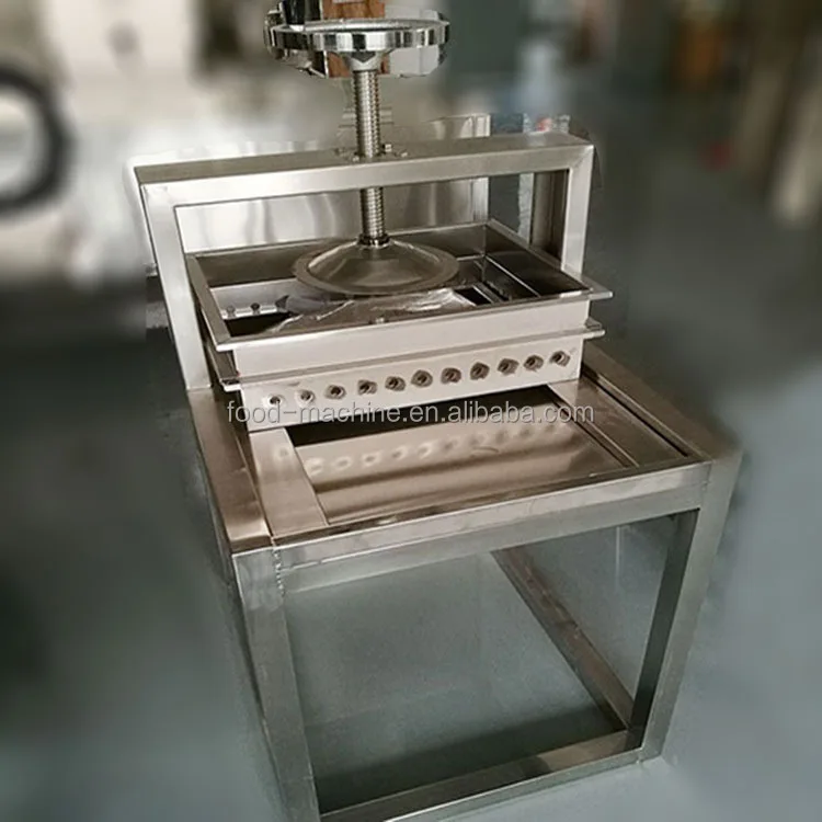 دليل كامل الفولاذ المقاوم للصدأ الفول الرائب صندوق واحد التوفو تشكيل آلة صنع الضغط #4