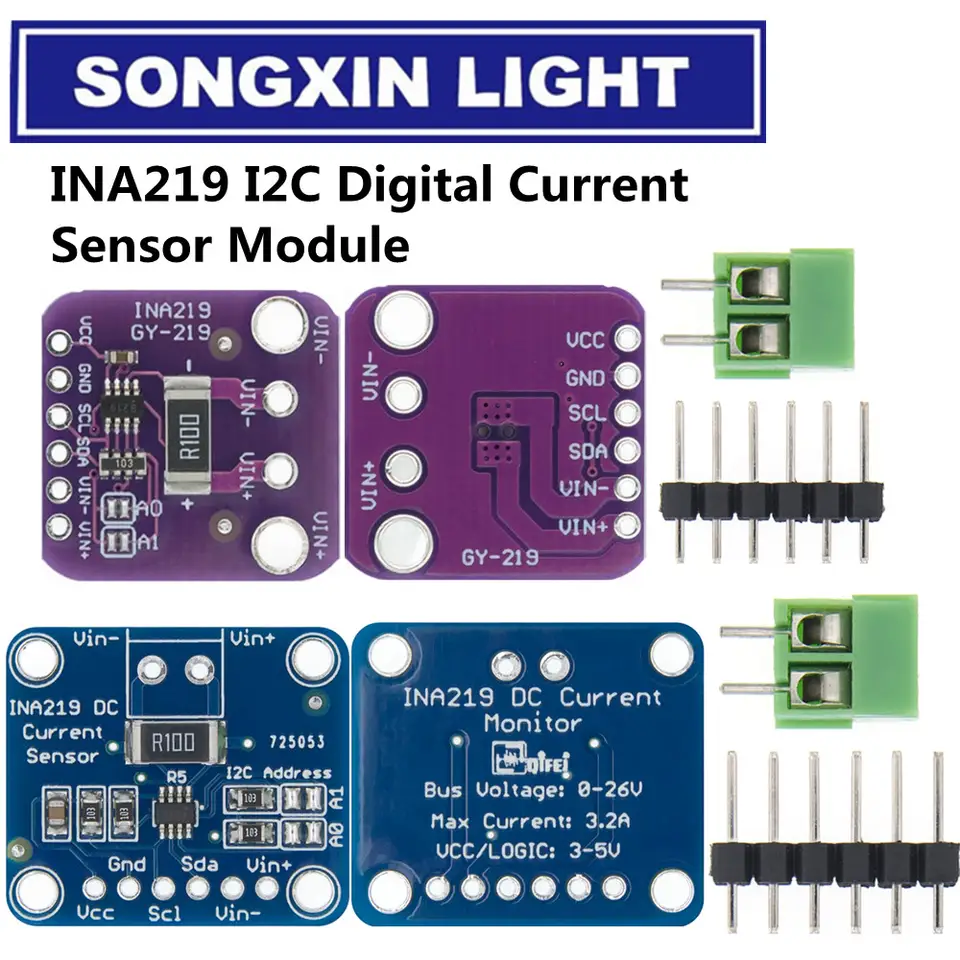 In 219 Power Module INA219 GY-219 Current Power Supply Sensor Breakout Board Module Sensor ...
