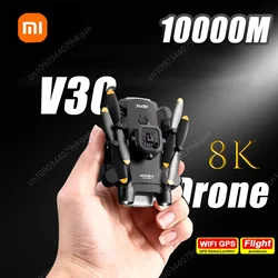 Xiaomi-Mini Drone Ata Jia 4DRC V30, 5G, 8K HD, Caméra pour Touristes, GPS, FPV, Drones Professionnels, 5 Faces, Évitement d'Obstacles, RC, 10000m, Nouveau