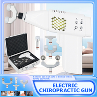 900N Electric Correction Gun 4Heads Adjustable Chiropractic Adjusting Instrument Intensity Therapy Spine Cervical Massager New