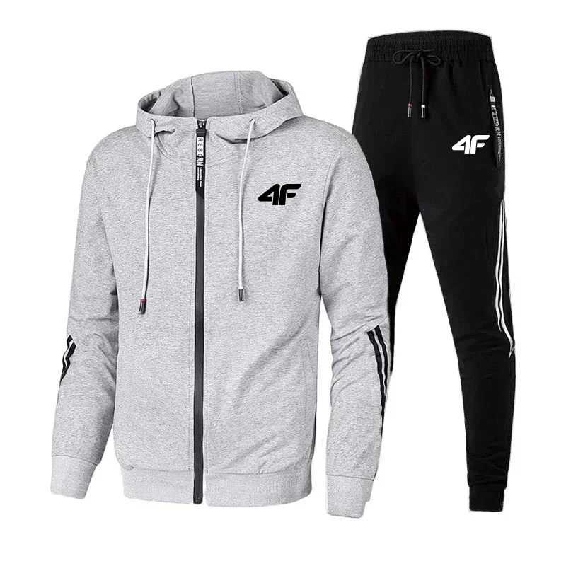 

New Zipper Long-sleeved Suits for 2025, Men's Casual Wear, Fashionable Street Wear, Sportswear and Pants, and Comfortable Men's