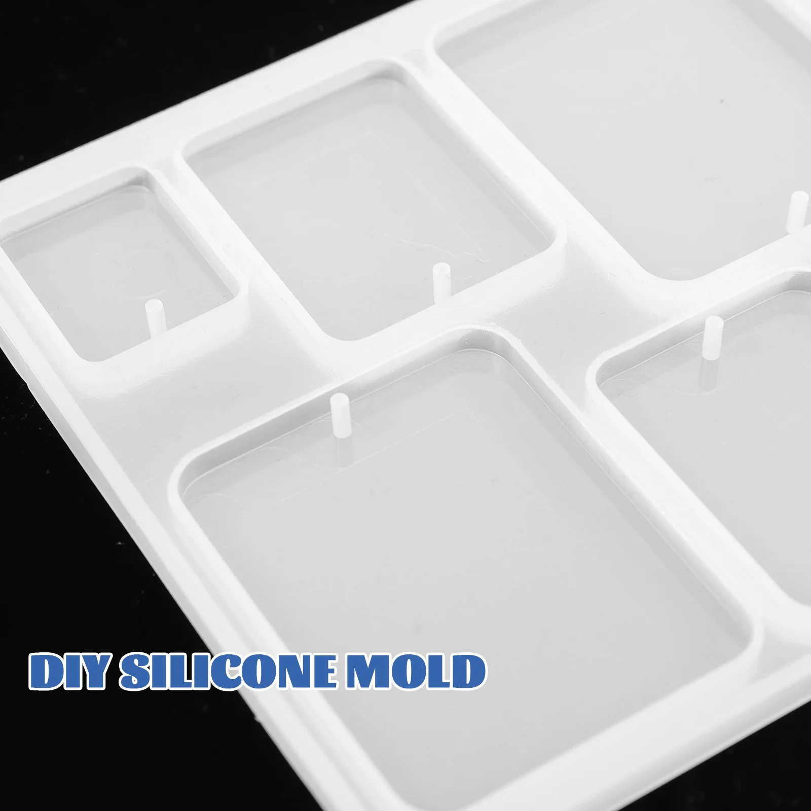 11Pcs Crystal Epoxy Pendant Mold Silicone DIY Jewelry Craft Mold for Earring Pendant Making Keychain Charm Resin Molds