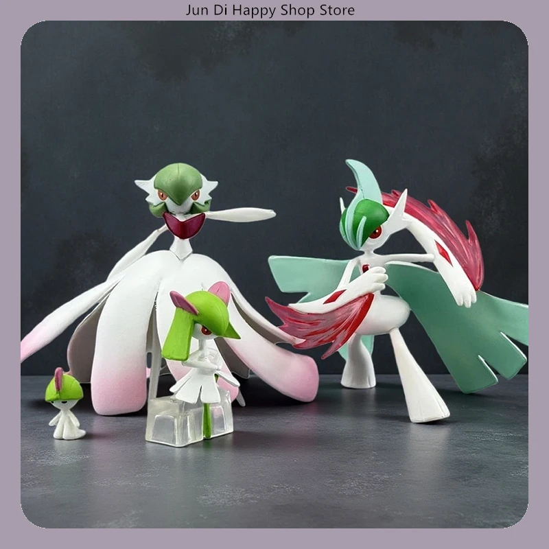 Gardevoir Evolution Set Anime Figur Modell Statue Sammlung Desktop Dekoration Ornament Spielzeug Geschenke Für Fans
