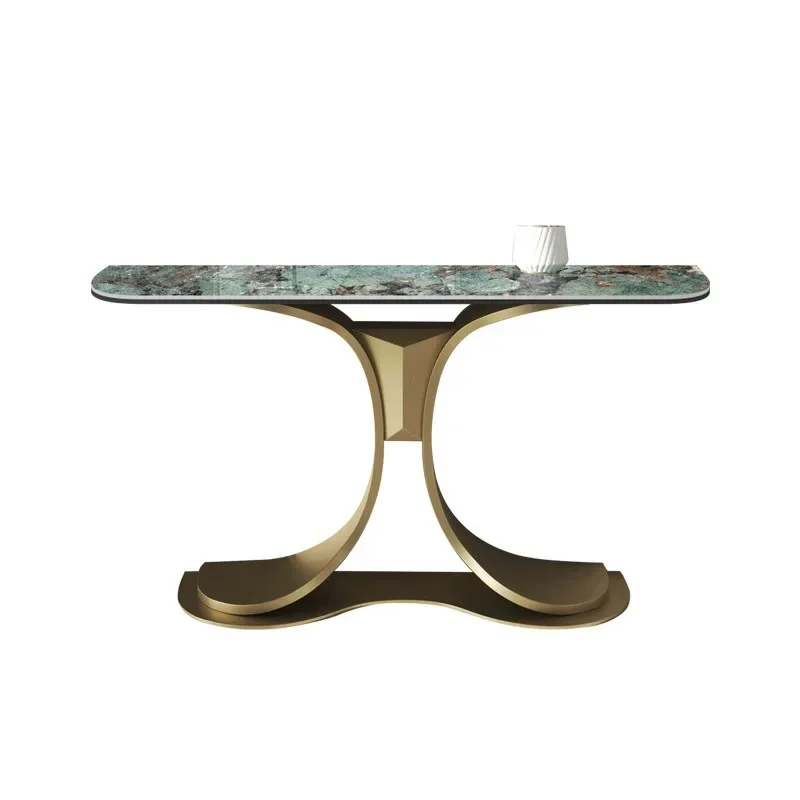 Italian light luxury Hotel lobby, villa, living room, entrance table, designer, corridor, art