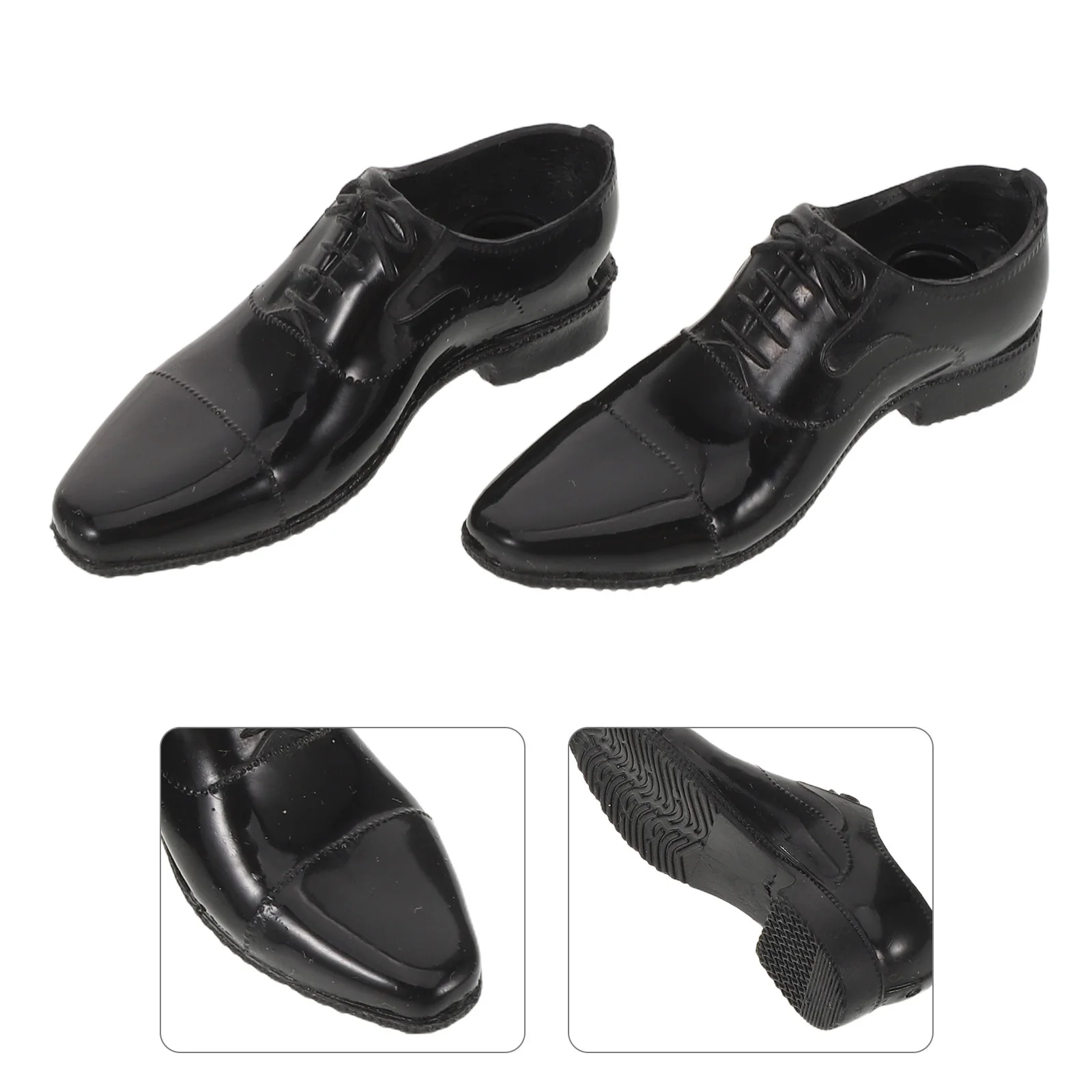 1 paar 12-Inch Action Figure Schoenen Veelzijdige Miniatuur Laarzen voor Smoking Pakken Uniformen Verzamelaars Display Props