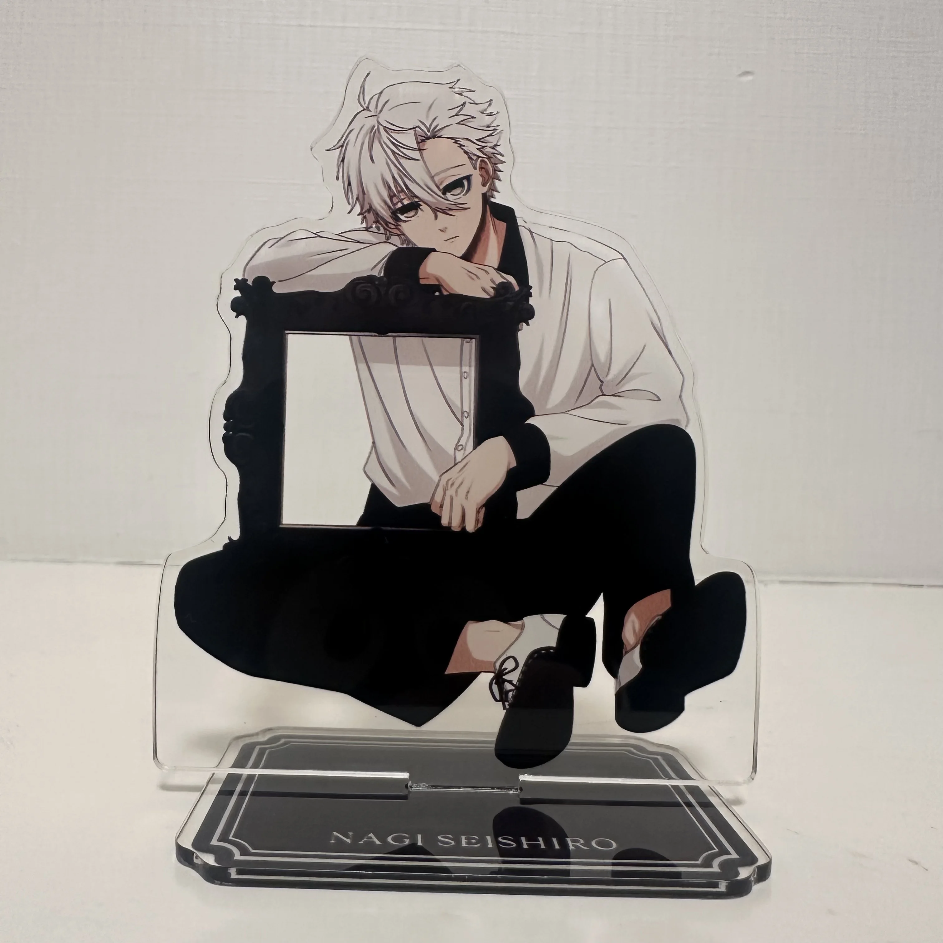 Anime BLUE LOCK Figure Nagi Seishiro Acrylic Stands Mikage Reo Character Model Plate Desk Decor Christmas Gifts