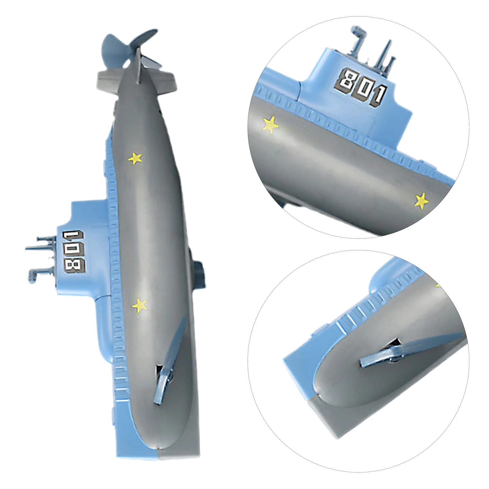1개 수중함 목욕 장난감, 바람으로 작동하는 물놀이 샤워 스프레이 목욕 장난감, 무소음 아기 목욕 선물