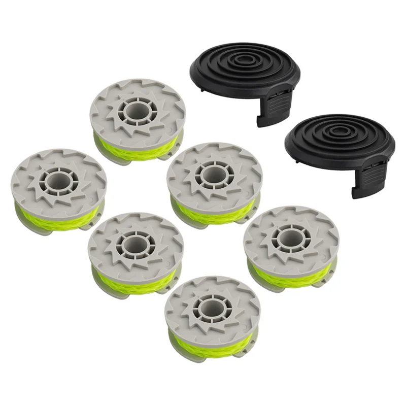 ABMI-For WORX WA0014 Spool & Line Replacement 6 Pack Compatible With WG168 WG184 WG190 WG191 String Trimmer,