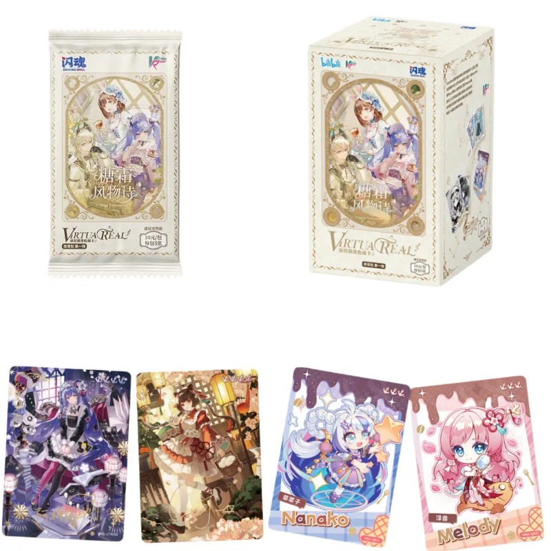 

Официальный оригинальный набор Flash Soul VirtuaReal Virtual Idol Wonderland Pack: Коллекционная карта первого выпуска, подарок на День защиты детей