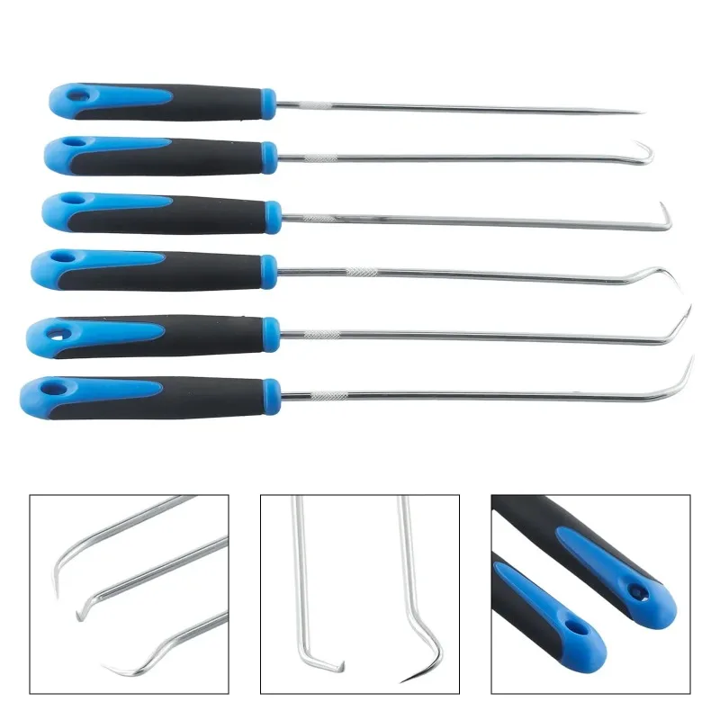 Specifications 6PCS Type Applications Oil Seal Tool Set Duty Hook Gasket Pick Set Puller Remover Tools Straight Pick