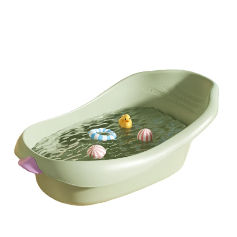 

HXL Baby Bath Tub Children Infants Sitting Lying Bath Bucket