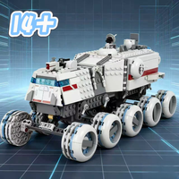 2026 NEW 813PCS The Republic Juggernaut Building Blocks Bricks Transport Vehicle Model Ornament Toy Kid Christmas Birthday Gift
