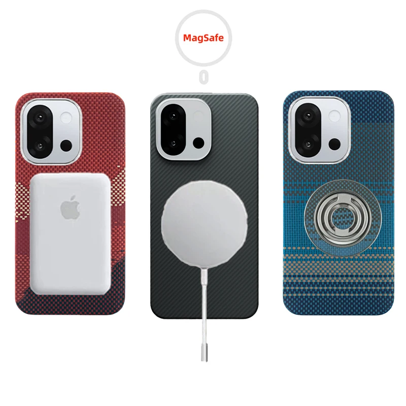 Для oneplus 13s чехол кевлар 600d карбоновое арамидное волокно magsafe ультратонкий жесткий чехол 13t магнитный черный тонкий свет черный красный
