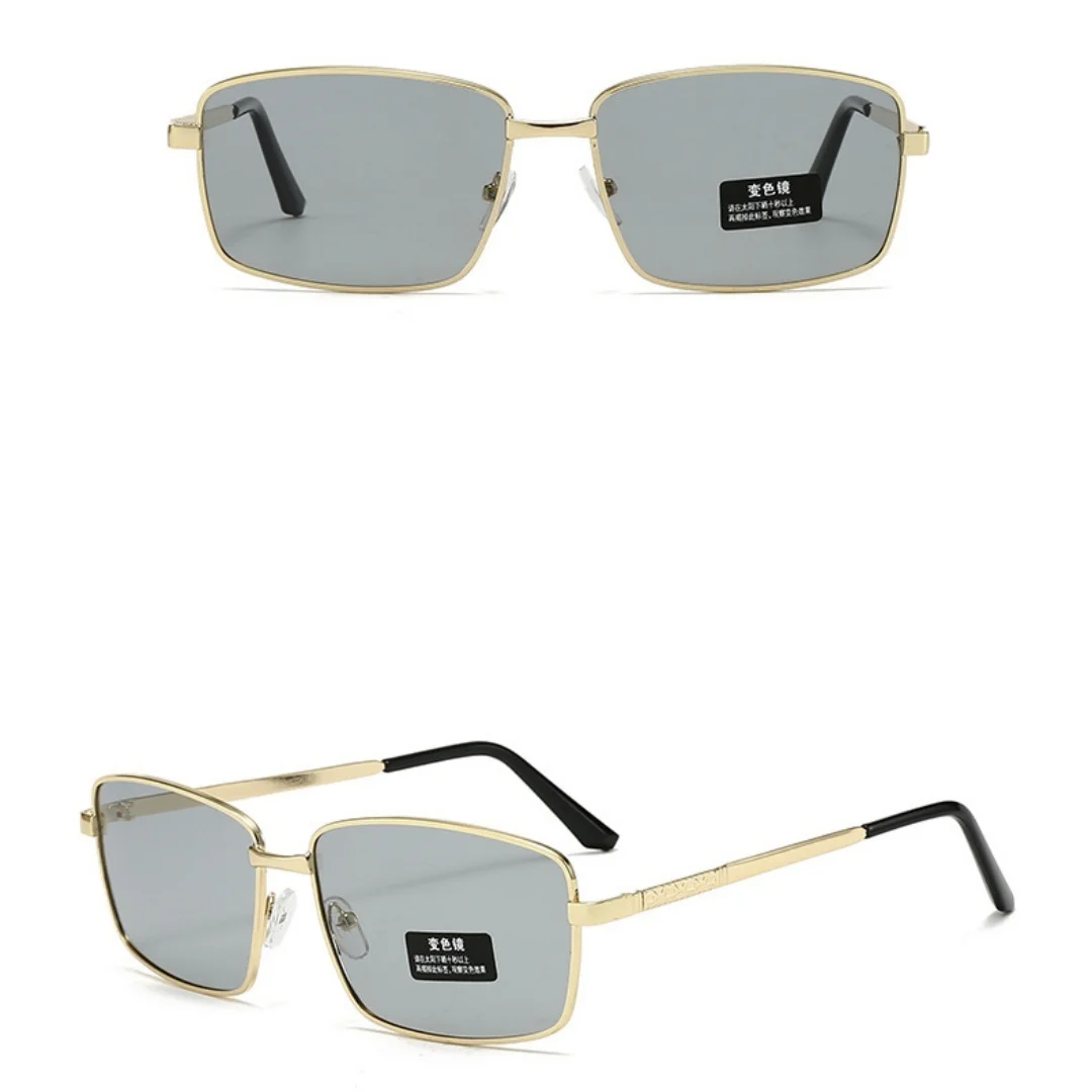 Occhiali da sole irregolari che cambiano colore Occhiali da sole da uomo personalizzati polarizzati alla moda Occhiali da sole classici retrò per casual