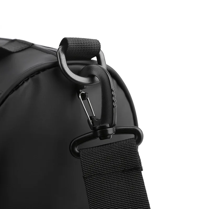 Men's Water-Resistant Barrel Messenger Bag - Trendy Bucket Shoulder Bag for Outdoor Travel, Compact Carry Cylinder Design - Image 4