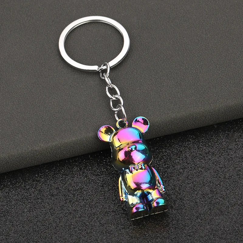 Bear metal car key jewelry, violent bear key chain, backpack mobile phone pendant
