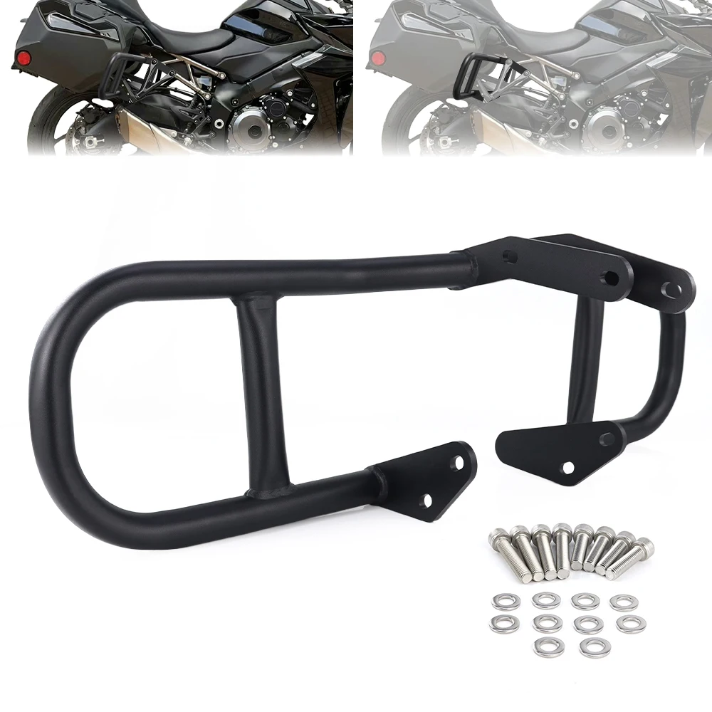 

Motorcycle Rear Luggage Guard Side Cases Guard Pannier Crash Cage Bars GSX-S1000GT/GSX-S1000GT+ 2022 2023 2024 2025 For Suzuki