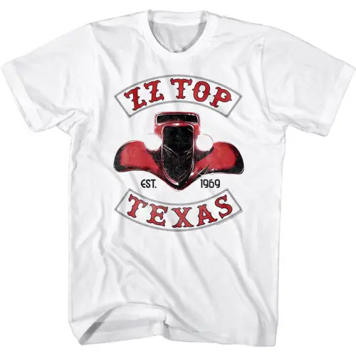 ZZ Top Eliminator Texas 1969 Men's T-Shirt Car Rock Band