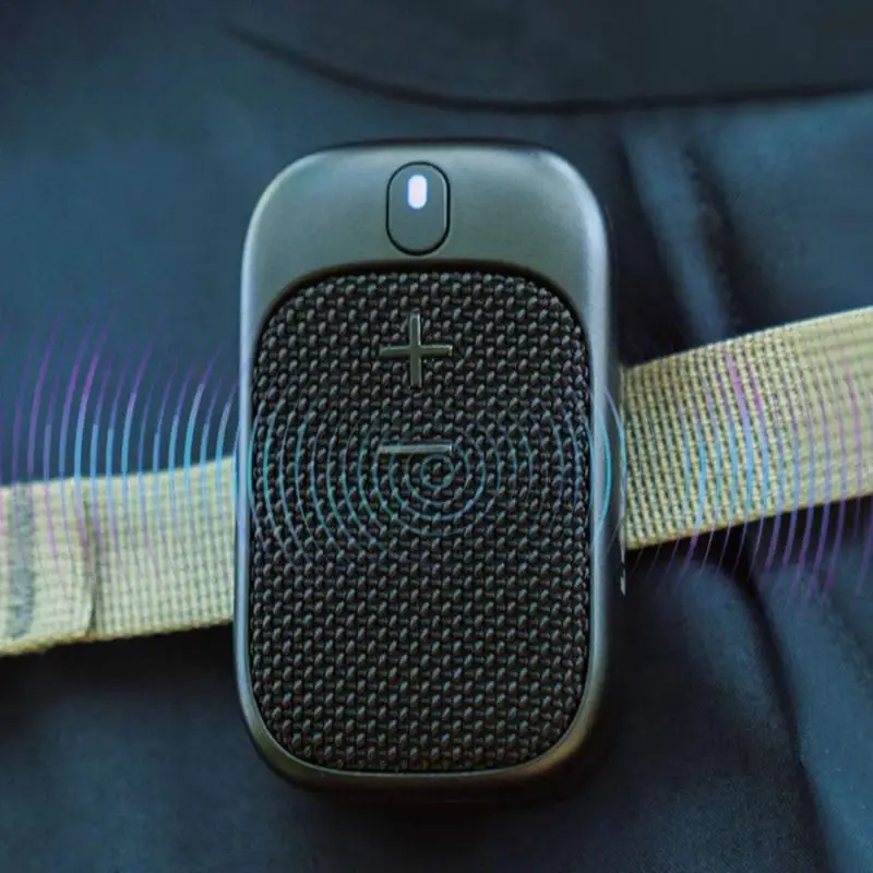 مكبر صوت لاسلكي محمول ستيريو للاستخدام في الهواء الطلق، مكبر صوت محمول مقاوم للماء يمكن ارتداؤه للتخييم والشواء والمشي لمسافات طويلة