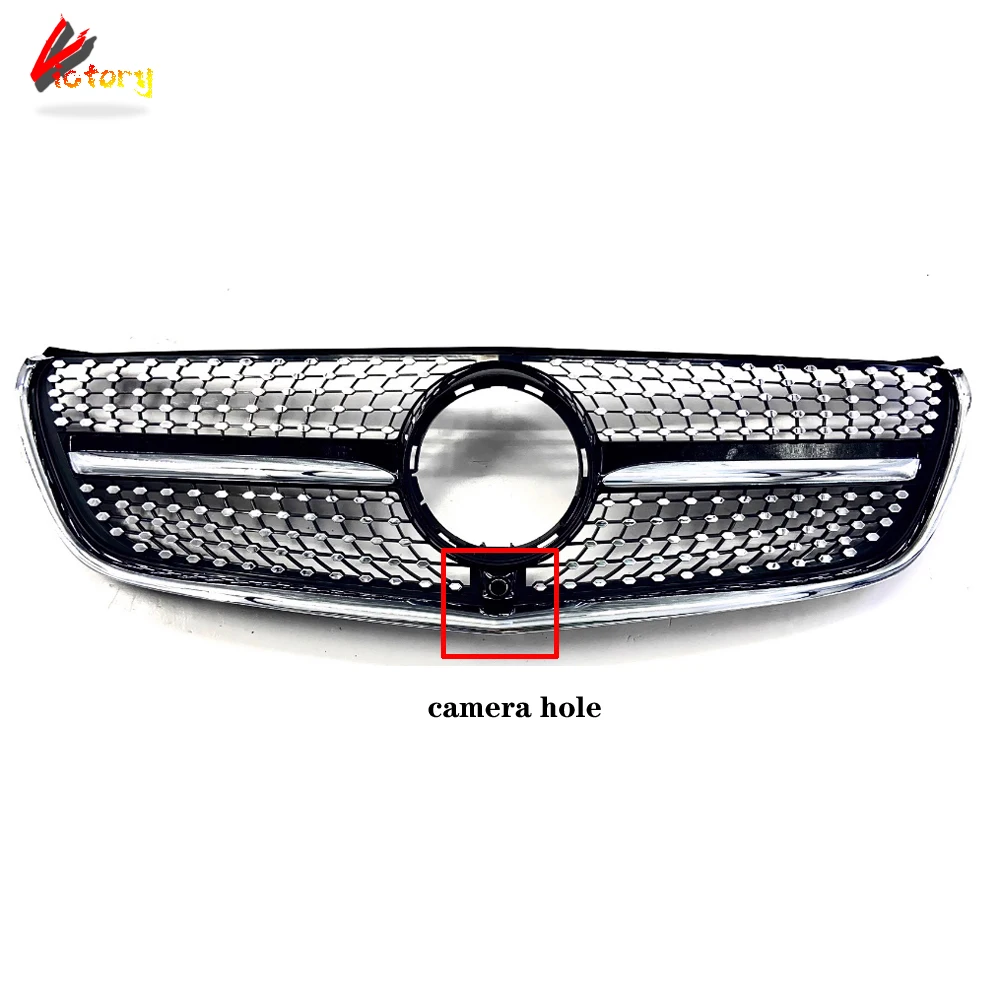 For Mercedes-Benz V Class W447 2016-2020 Diamond Star Front Grills Grille Car Face Decorative Part