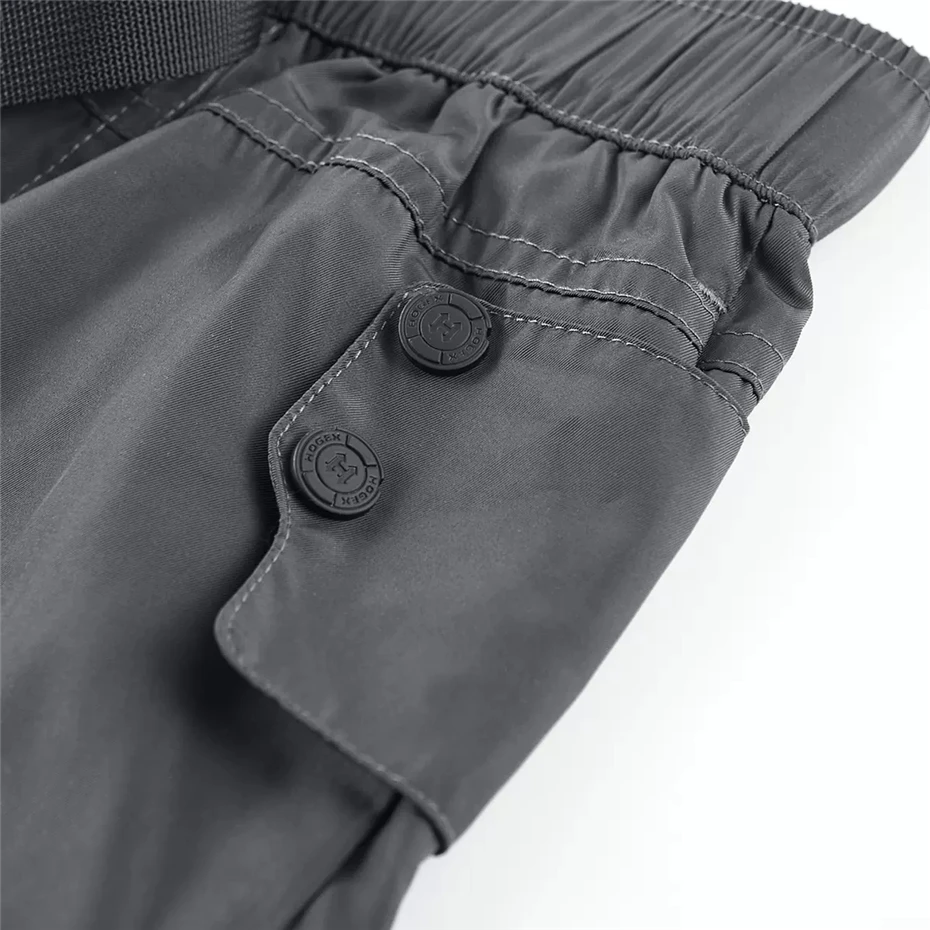 Pantalones cortos Cargo para hombre, ropa de calle a la moda, color gris, para verano