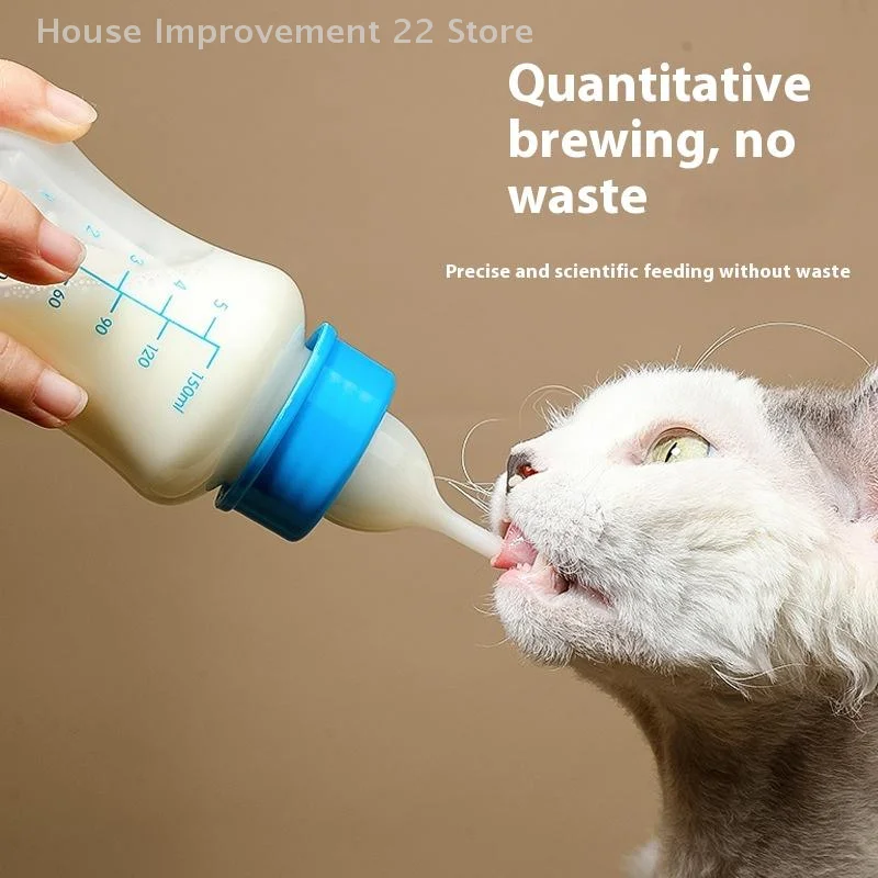60/150ml Pet Feeder For Small Dogs Cats Newborn Puppy Dog Kitten Cat Milk Water Bottle Dog Feeding Accessories Mascotas Products