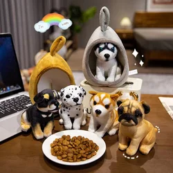 Dogs and kennel plush toy puppies can leave the kennel soft and lovely stuffed animals are a surprise gift for children