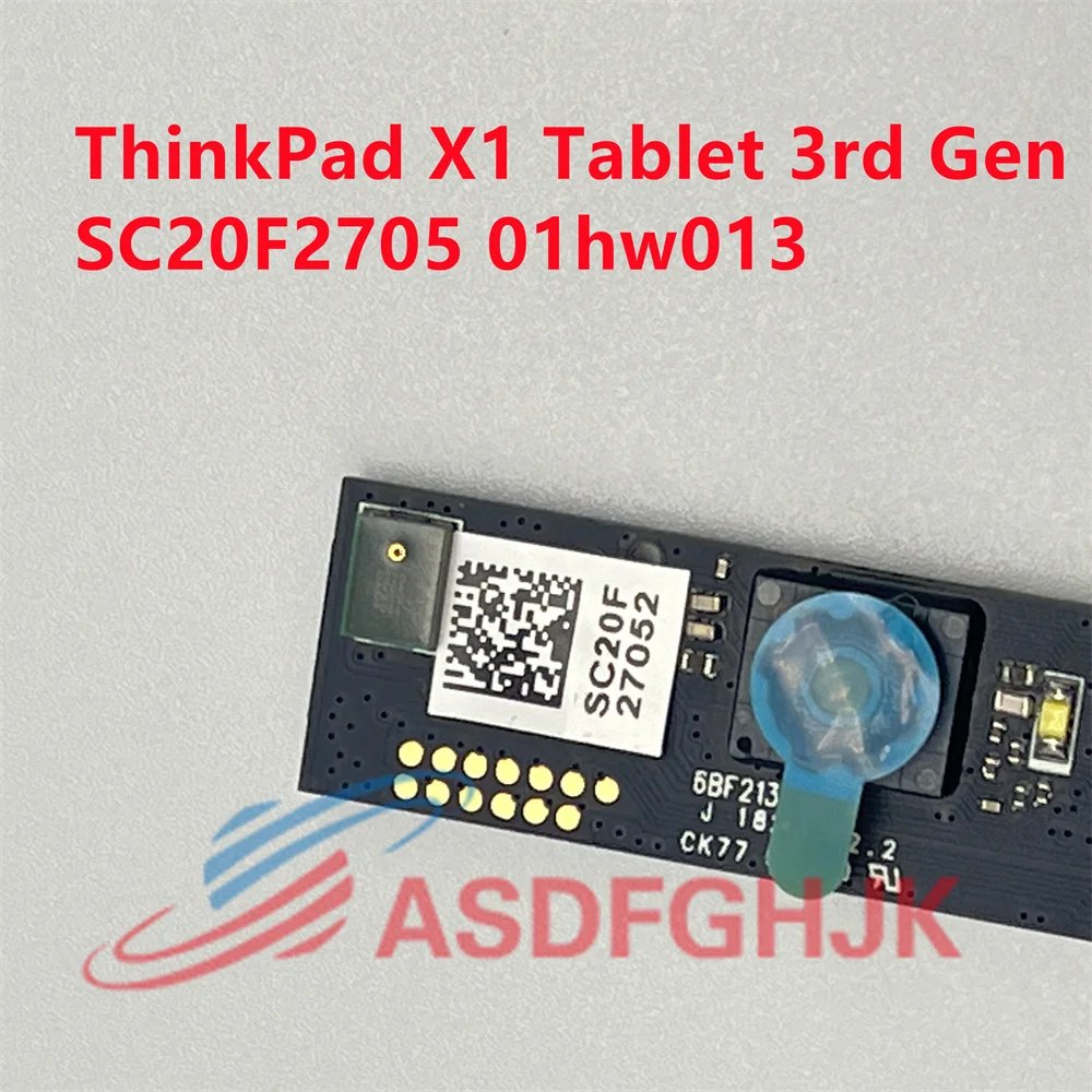 สําหรับ Lenovo ThinkPad X1 แท็บเล็ตพีซีรุ่นที่สาม (ประเภท 20KJ 20KK) 01HW013 SC20F27052 เว็บแคม 2M, การทดสอบกล้องด้านหน้า OK