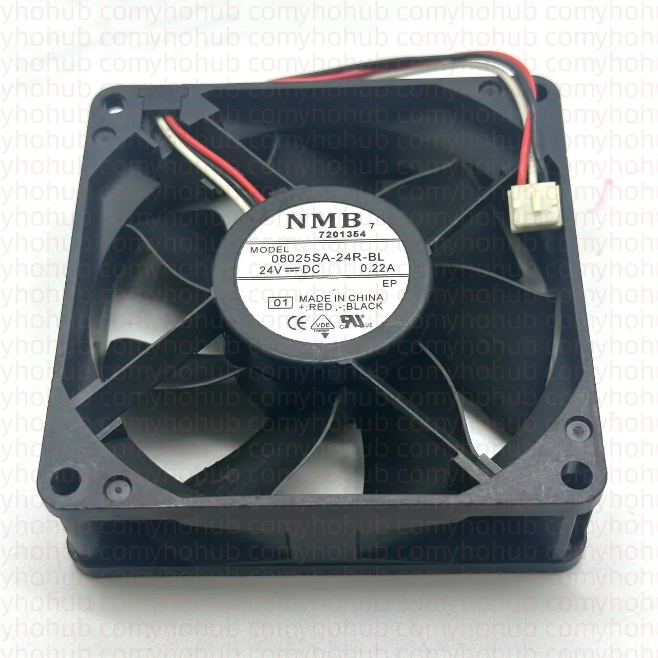 

Ltsf For NMB 08025SA-24R-BL DC 24V 0.22A 80x80x25mm 3-Wire Server Cooling Fan8cm