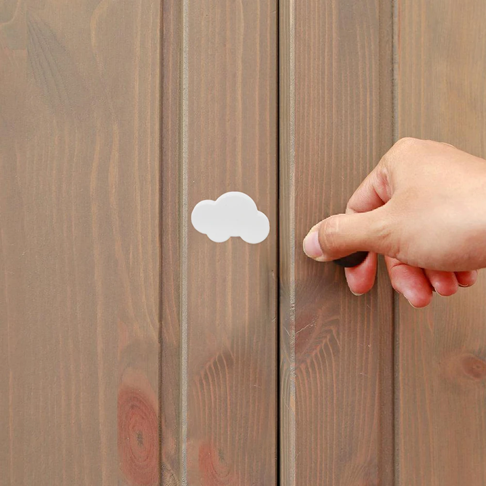 

6pcs Cartoon Drawer Handles Soft Rubber Kids Dresser Knobs Cute Bumper Covers Kitchen Cabinet Hardware Bronze Rubber