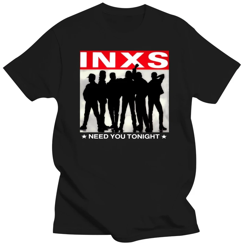 New INXS Need You Tonight Rock Band Legend Men's White T-Shirt Size S to 3XL