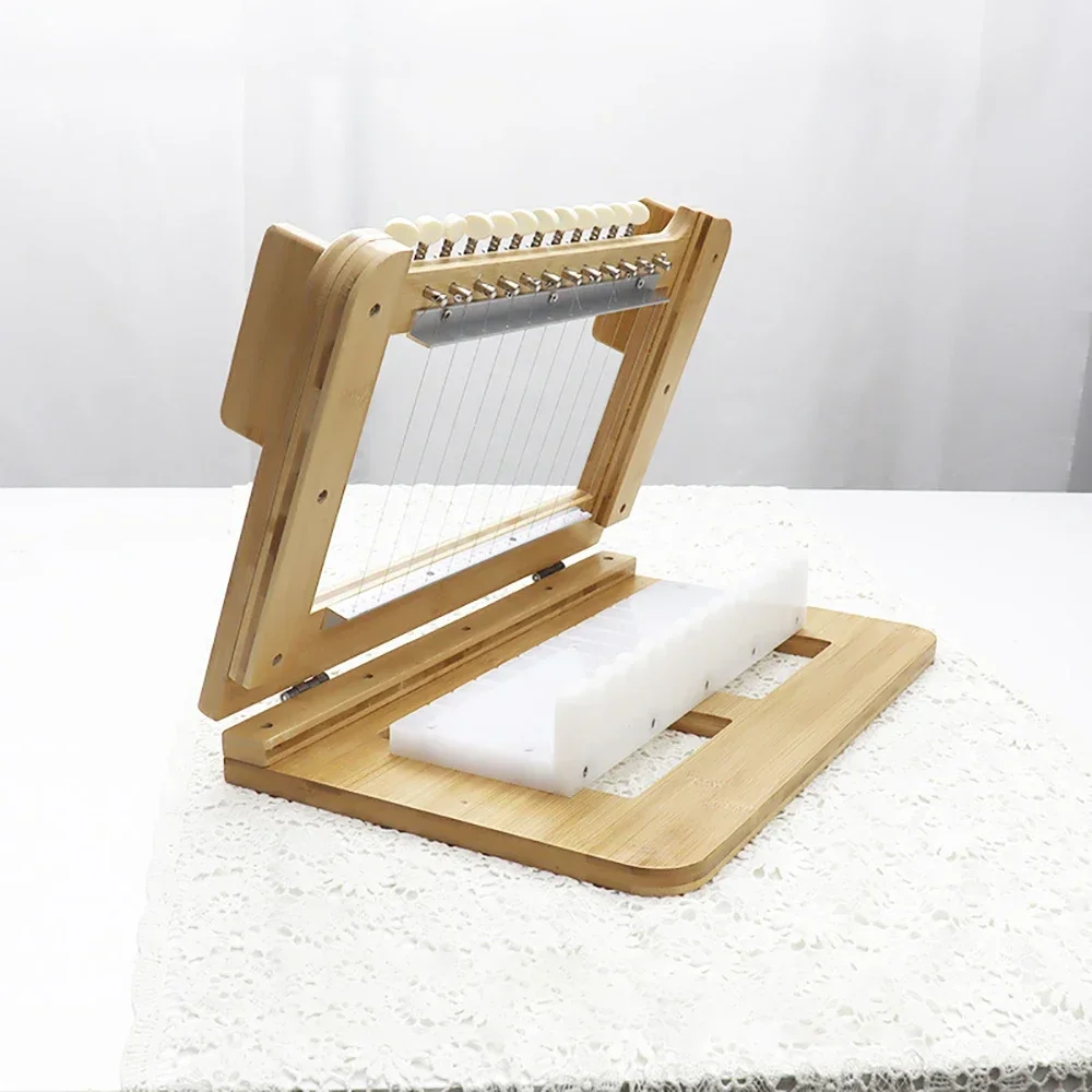 

Manual Soap Cutter Cut 1-12 Bars Precisely and Accurately Cut 1 Inch Bars Bamboo Soap Slicer With Steel Wire Multi Handmade Soap