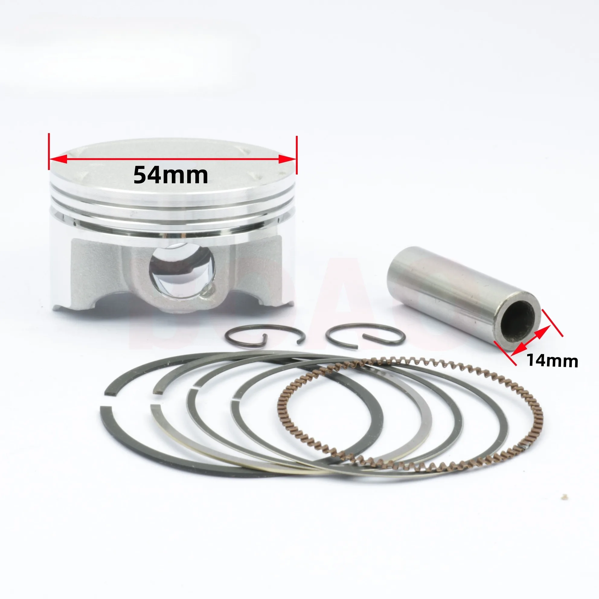 54mm Motorcycle Yamaha LC135 Y15ZR Motorcycle Espada Piston and Ring Assembly For Yamaha piston Set Of Engine