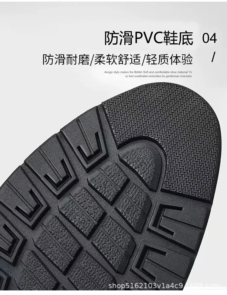 2026 Frühling Herbst Herren Schnürschuhe Business Casual Kunstleder Schuhe Geprägtes Design Versteckter Absatz Bequeme Anzugschuhe – Detail 9
