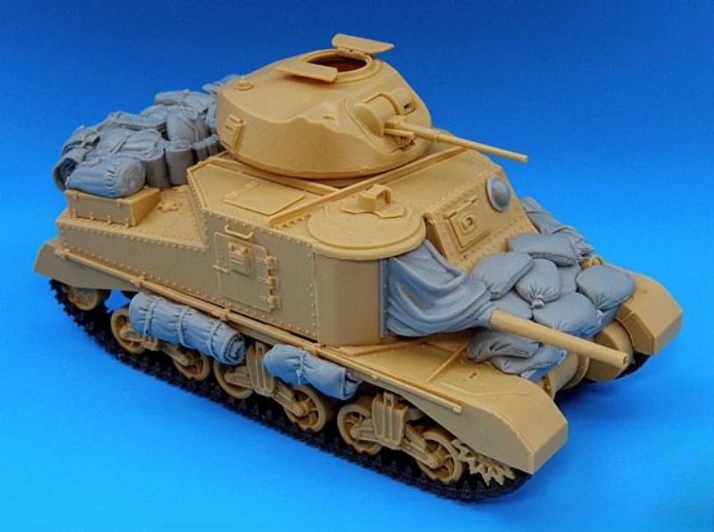 

1/35 Scale Die-Cast Resin Model Assembled Kit M-3 Grant Tank Accessories Set (No Tank) Unassembled and Unpainted