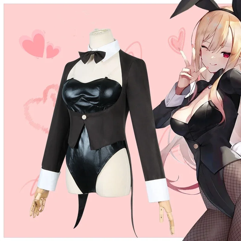 

Kitagawa Marin Cosplay Anime My Dress-Up Darling Cosplay Costume Sexy Bunny Girl Jumpsuit Kitagawa Marin Cos Clothing