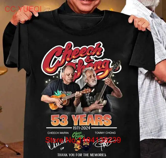 Cheech And Chong 53 Years Thank You For The Memories unisex T-Shirt, Fullsize