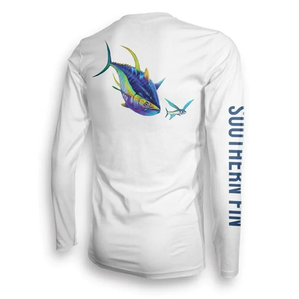 SOUTHERN FIN Fishing Shirt UPF Sun Protection Breathable Long Sleeve Shirt Breathable Quick Dry Anti-UV Outdoor Fishing Jersey - Image 5