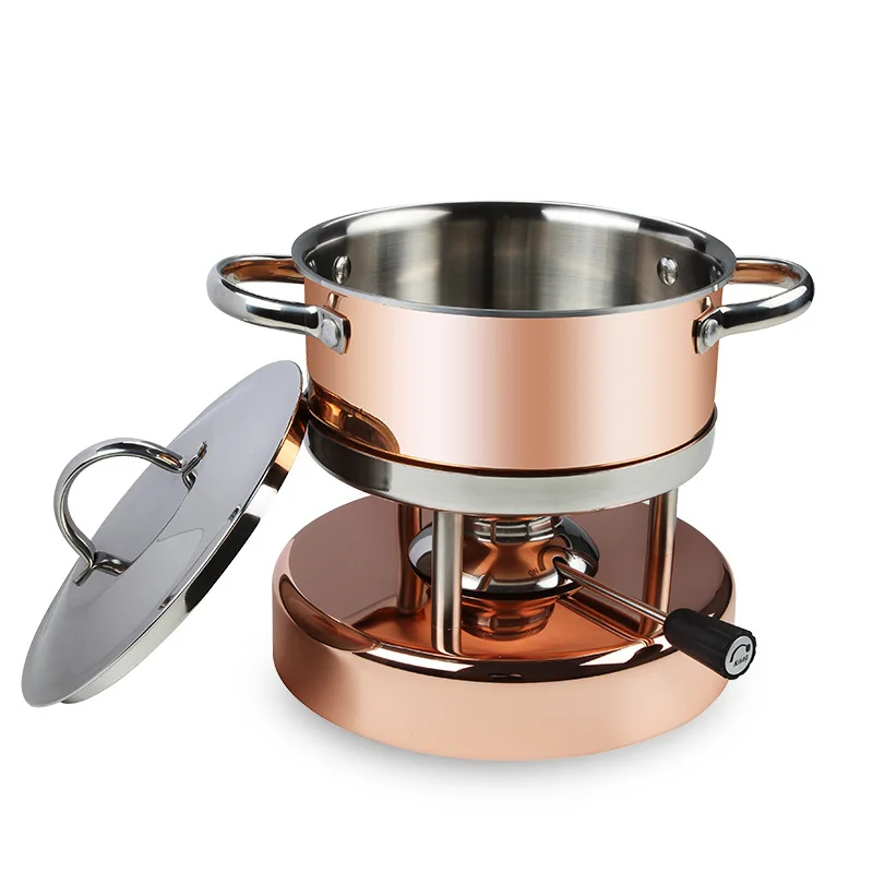 

Copper hot pot 304 catering family small hot pot pot 16cm set