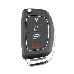 4 Buttons Keyless Entry Shell Flip Folding Remote Key Shell Remote Flip Key Fob Case for Hyundai Tucson Santa Fe IX45 Sonata I40