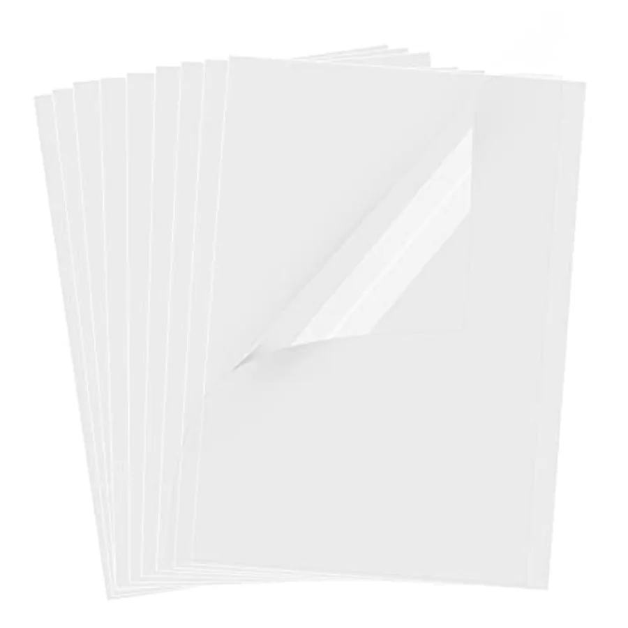 Sheets Inkjet Transparency Film 100% Clear Acetate Sheets for Crafts Printable Transparency Sheets Transparent Film Paper for I