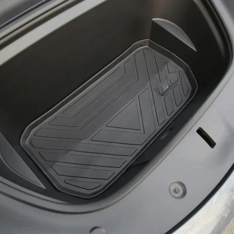 Car Front Rear Trunk Pad for Tesla Model Y 2021-2023  Car Accessories TPE Waterproof Protective Mat Trunk Floor Mat Decoration